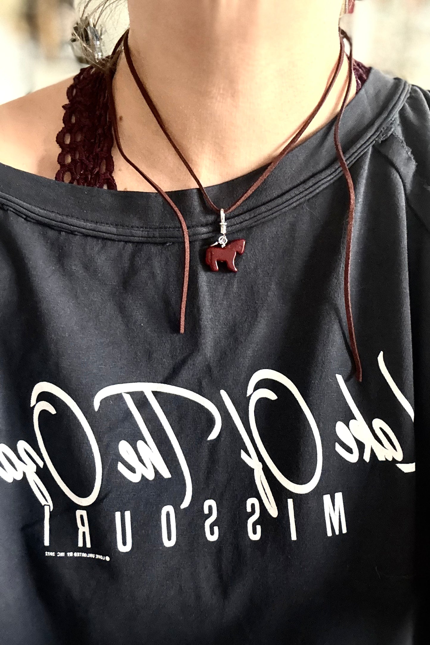 Red Jasper Horse | Charm + String