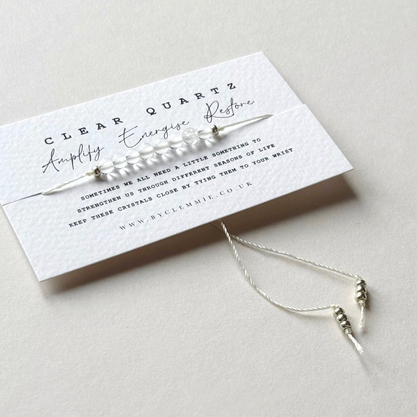 Crystal Bracelet | Clear Quartz