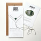 Crystal Charm Necklace | Emerald Pyramid