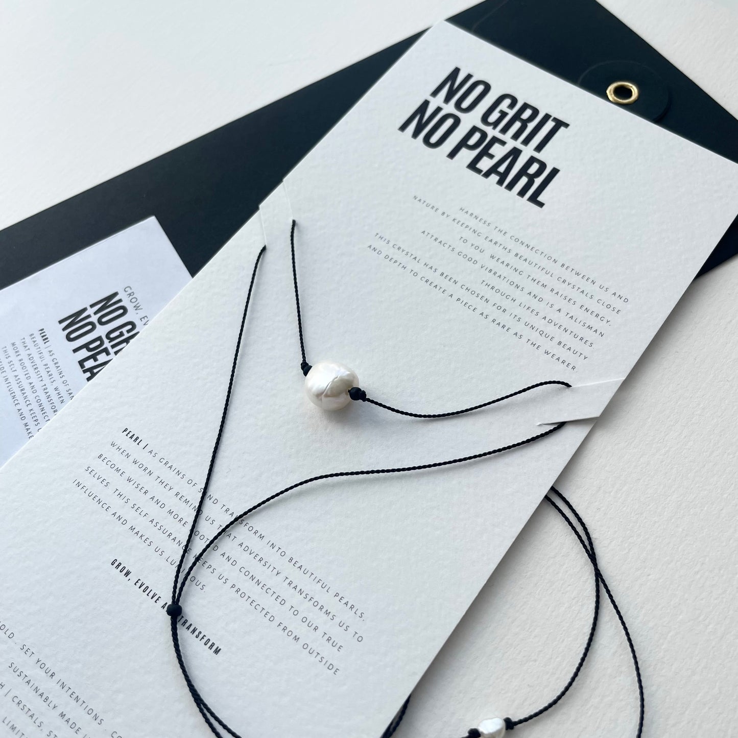 NO GRIT, NO PEARL | Nugget Necklace