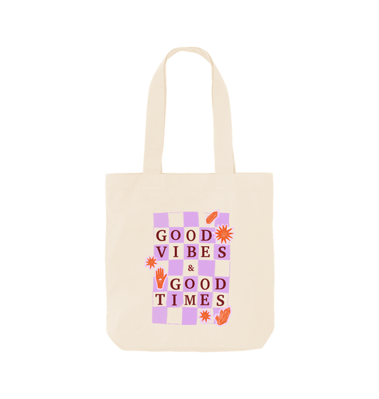 Natural Printed Bag