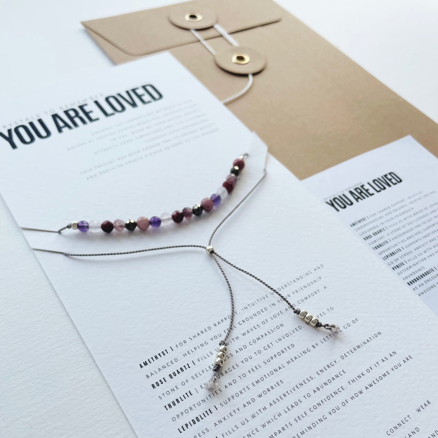 Crystal Recipe | You are Loved | Bracelet