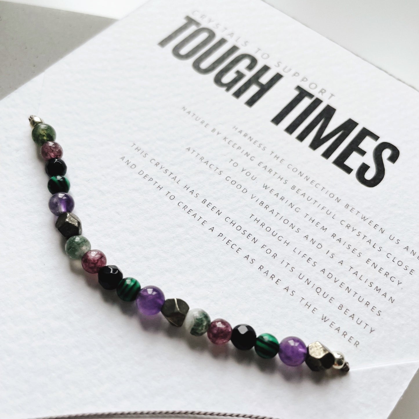 CRYSTAL KIT BRACELET | TOUGH TIMES