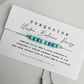 TURQUOISE | Tie On Crystal Bracelet