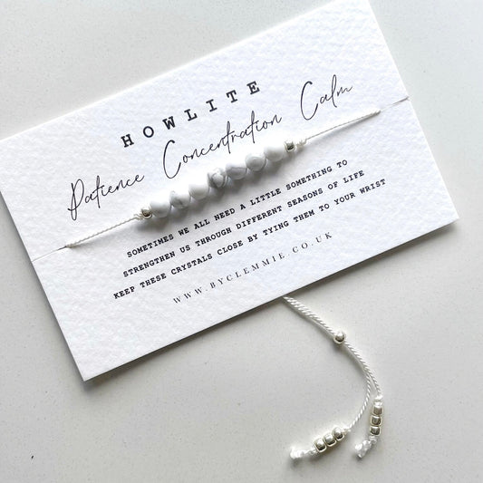 Crystal Bracelet | Howlite