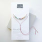 Crystal + Silk Necklace  | Limited Edition Pastel Rainbow