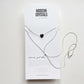 Silk Charm Necklace | Onyx Heart